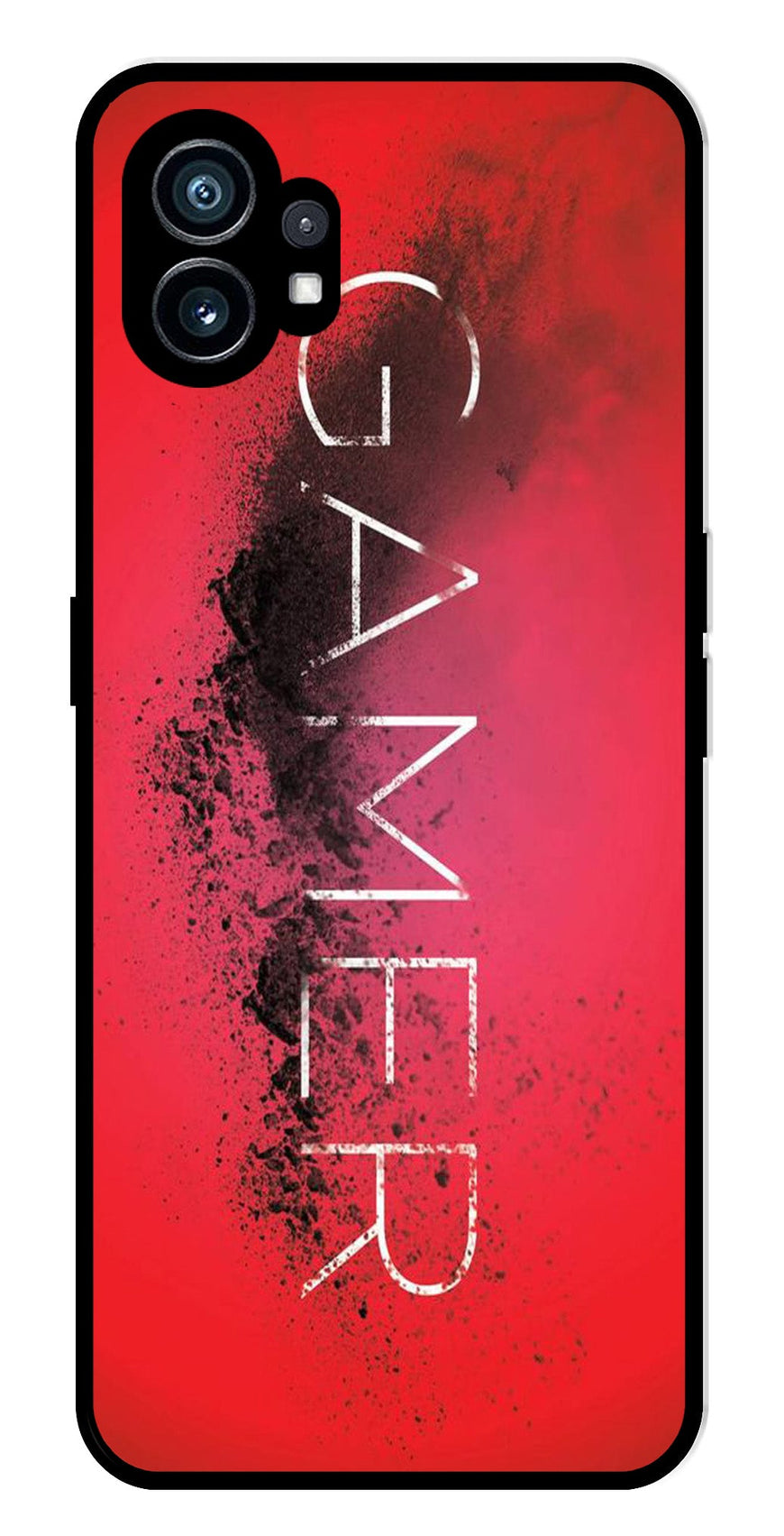 Gamer Pattern Metal Mobile Case for Nothing Phone 1   (Design No -41)