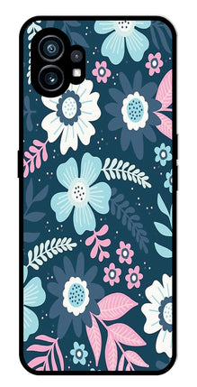 Flower Leaves Design Metal Mobile Case for Nothing Phone 1