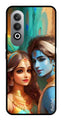 Lord Radha Krishna Metal Mobile Case for OnePlus Nord CE4 (Design No -01)