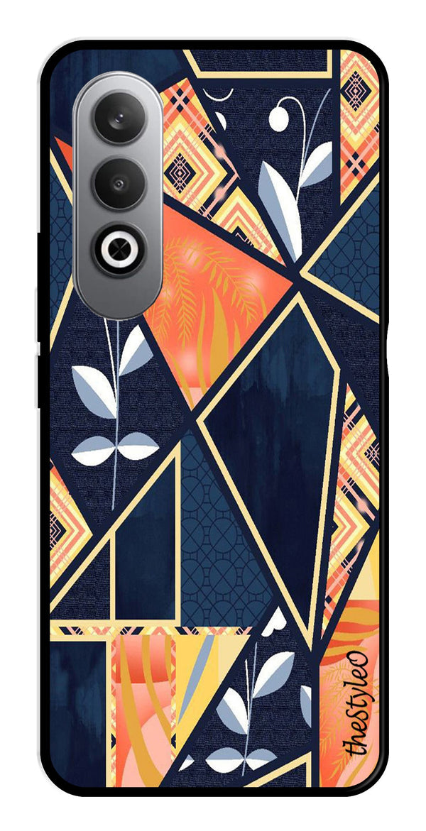 Marble Design Metal Mobile Case for OnePlus Nord CE4 (Design No -07)