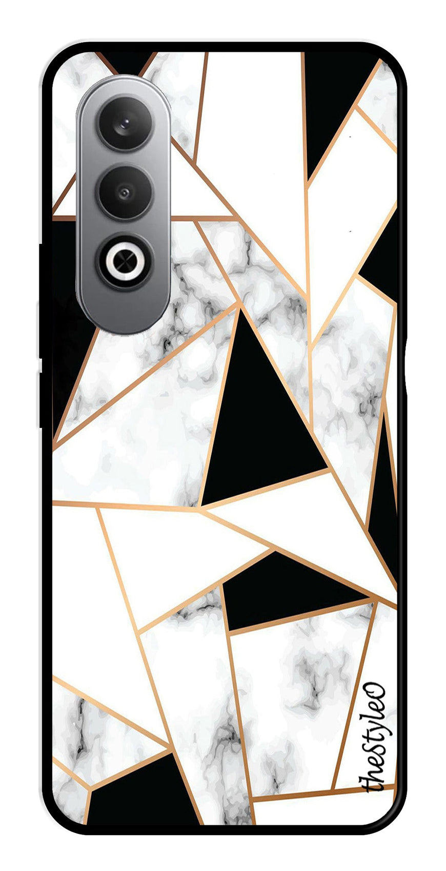 Marble Design2 Metal Mobile Case for OnePlus Nord CE4 (Design No -08)