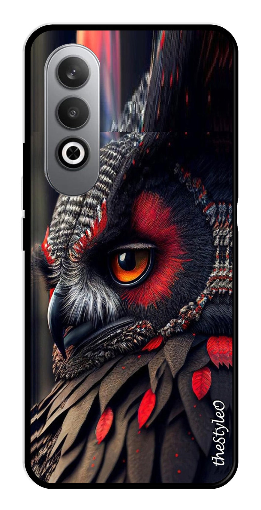 Flower Design Metal Mobile Case for OnePlus Nord CE4 (Design No -25)