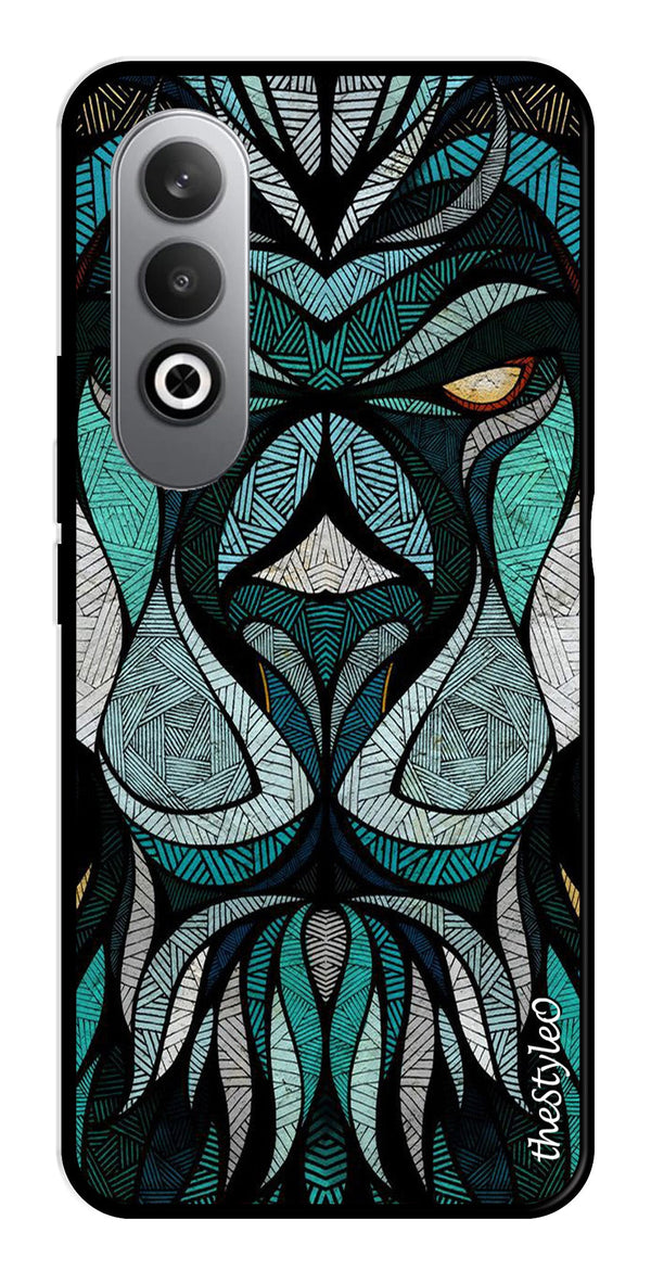 Muted Rainbow Metal Mobile Case for OnePlus Nord CE4 (Design No -39)