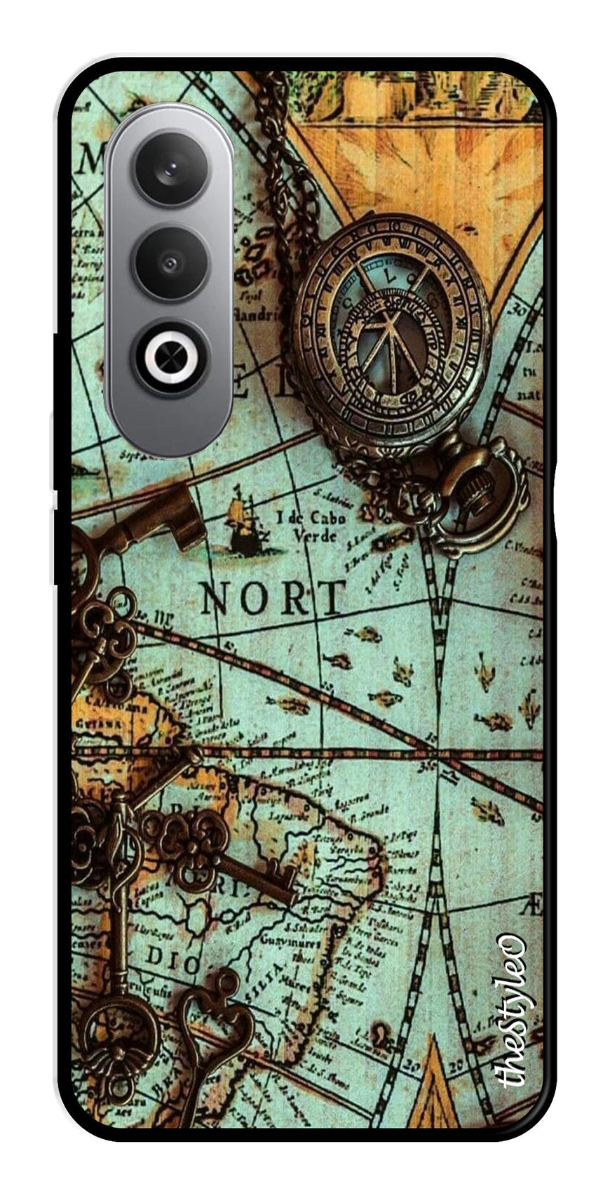 Marble Design Metal Mobile Case for OnePlus Nord CE4 (Design No -53)