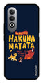 Hakuna Matata Metal Mobile Case for OnePlus Nord CE4 (Design No -62)