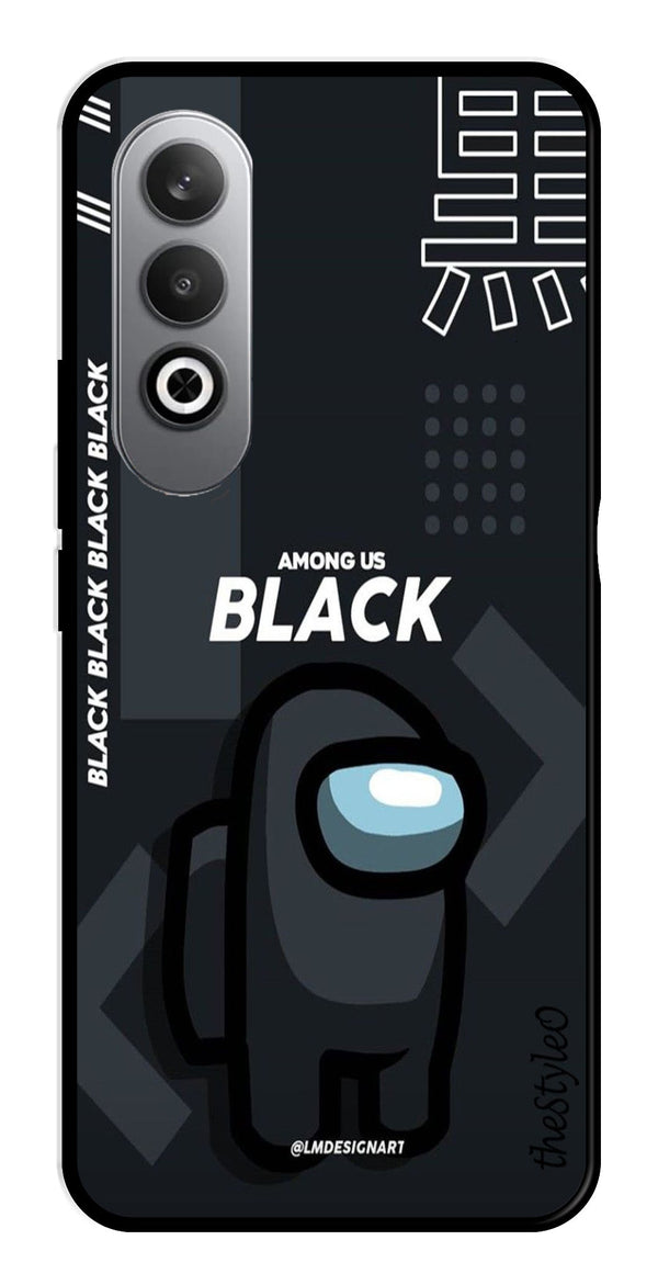 Among us Black Metal Mobile Case for OnePlus Nord CE4 (Design No -67)