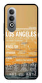 Los Angeles Metal Mobile Case for OnePlus Nord CE4 (Design No -68)