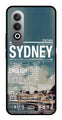Sydney Metal Mobile Case for OnePlus Nord CE4 (Design No -69)