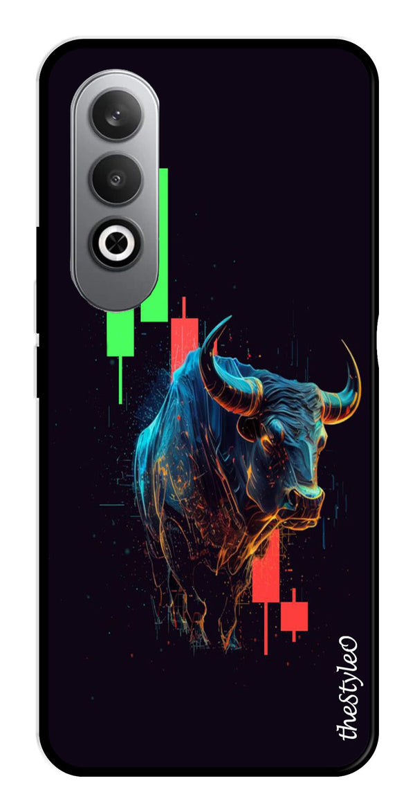 Stock Market Metal Mobile Case for OnePlus Nord CE4 (Design No -77)