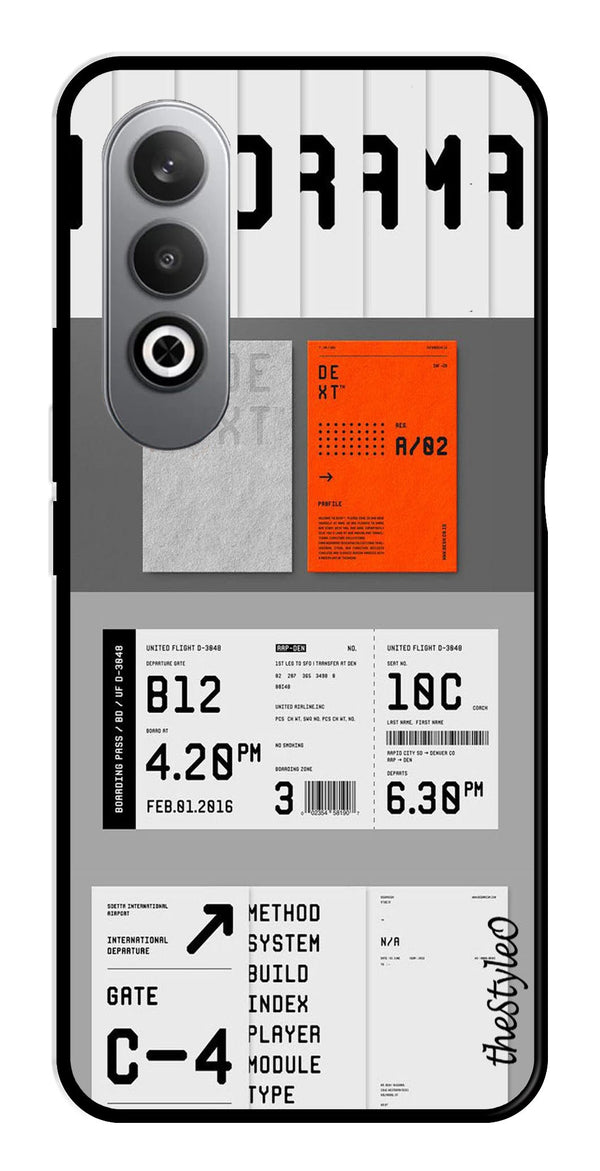 Monorama Metal Mobile Case for OnePlus Nord CE4 (Design No -80)