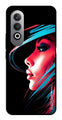 Elegant Woman Metal Mobile Case for OnePlus Nord CE4 (Design No -86)