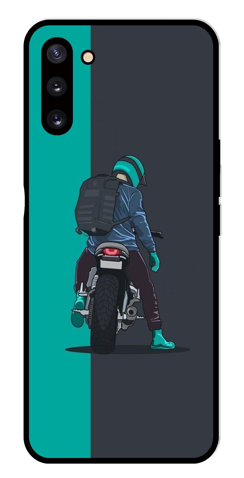 Bike Lover Metal Mobile Case for Samsung Galaxy Note 10   (Design No -05)