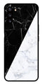 Black White Marble Design Metal Mobile Case for Samsung Galaxy Note 10   (Design No -09)