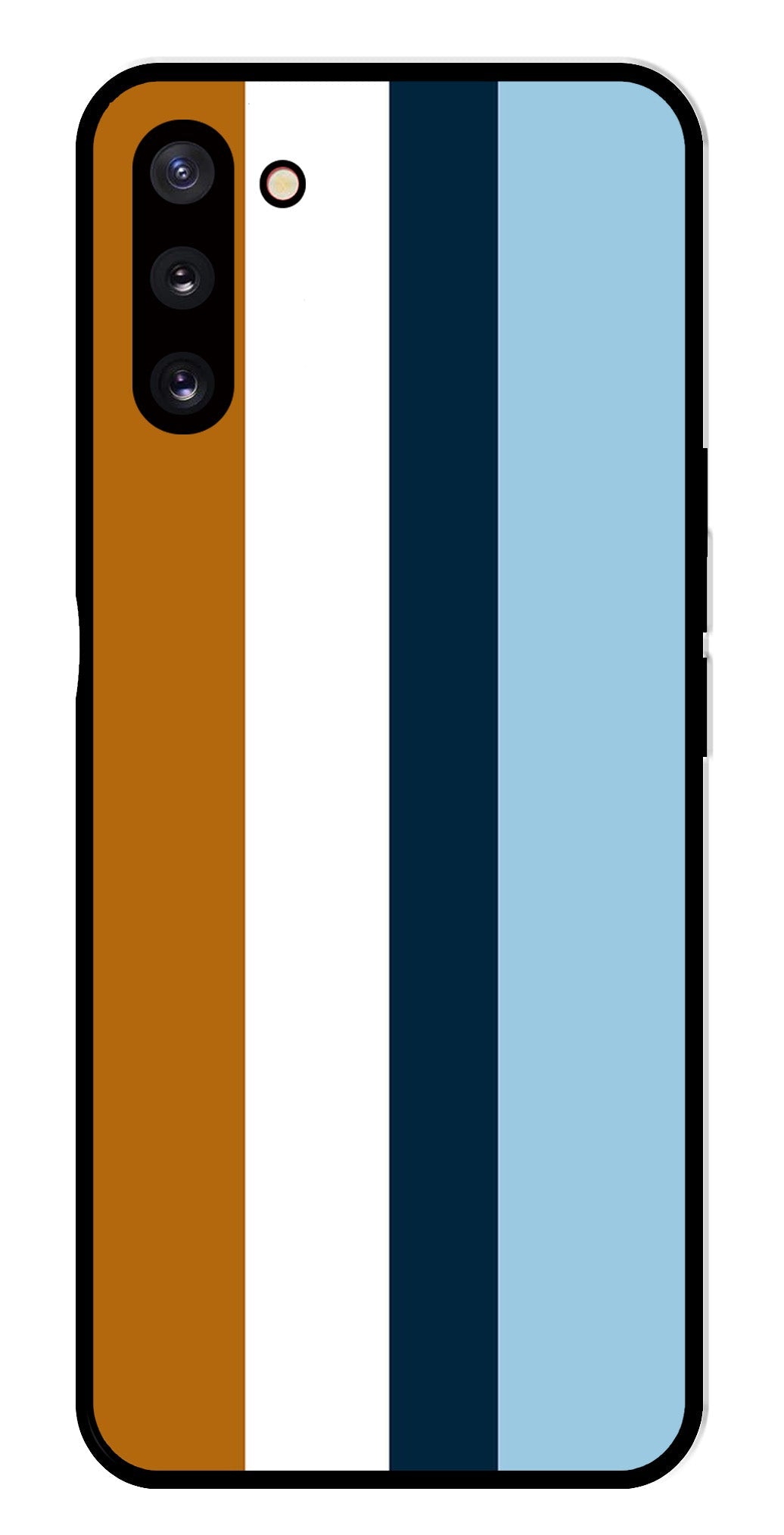 MultiColor Pattern Metal Mobile Case for Samsung Galaxy Note 10   (Design No -17)