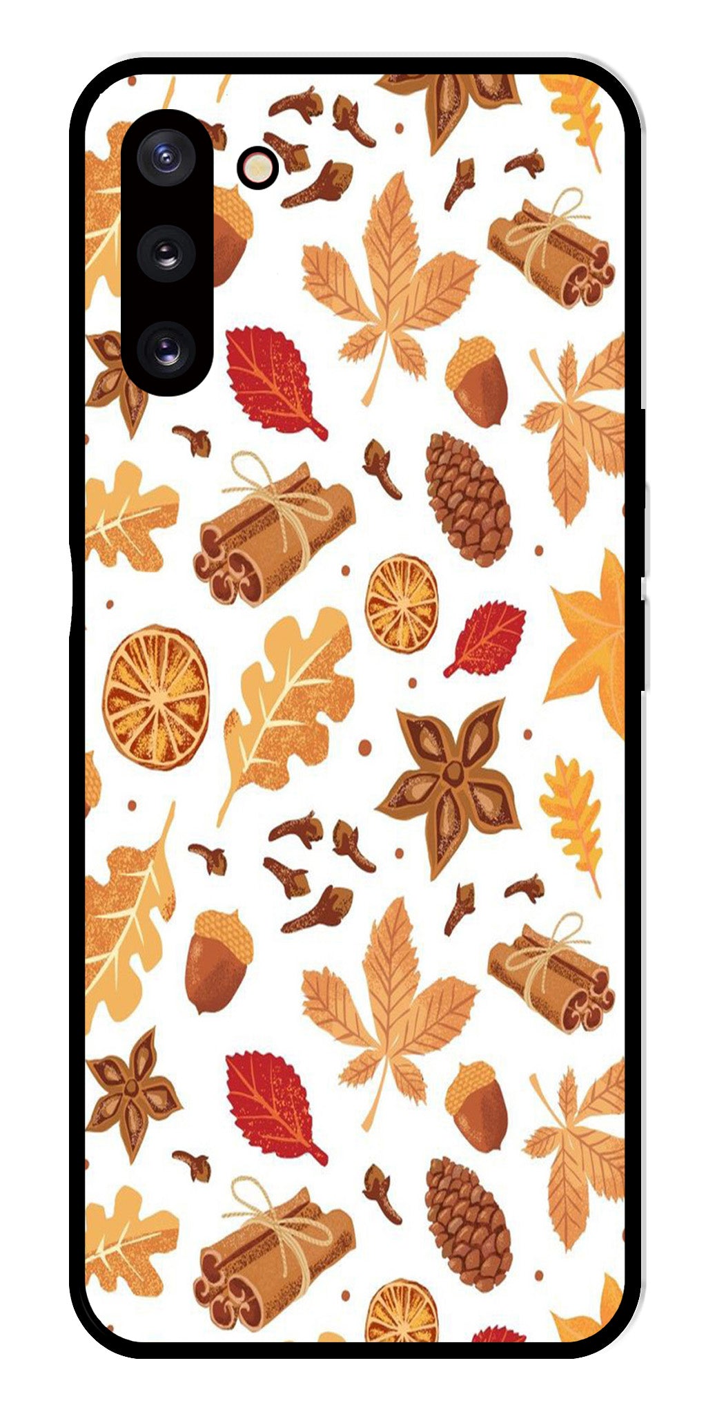 Autumn Leaf Metal Mobile Case for Samsung Galaxy Note 10   (Design No -19)