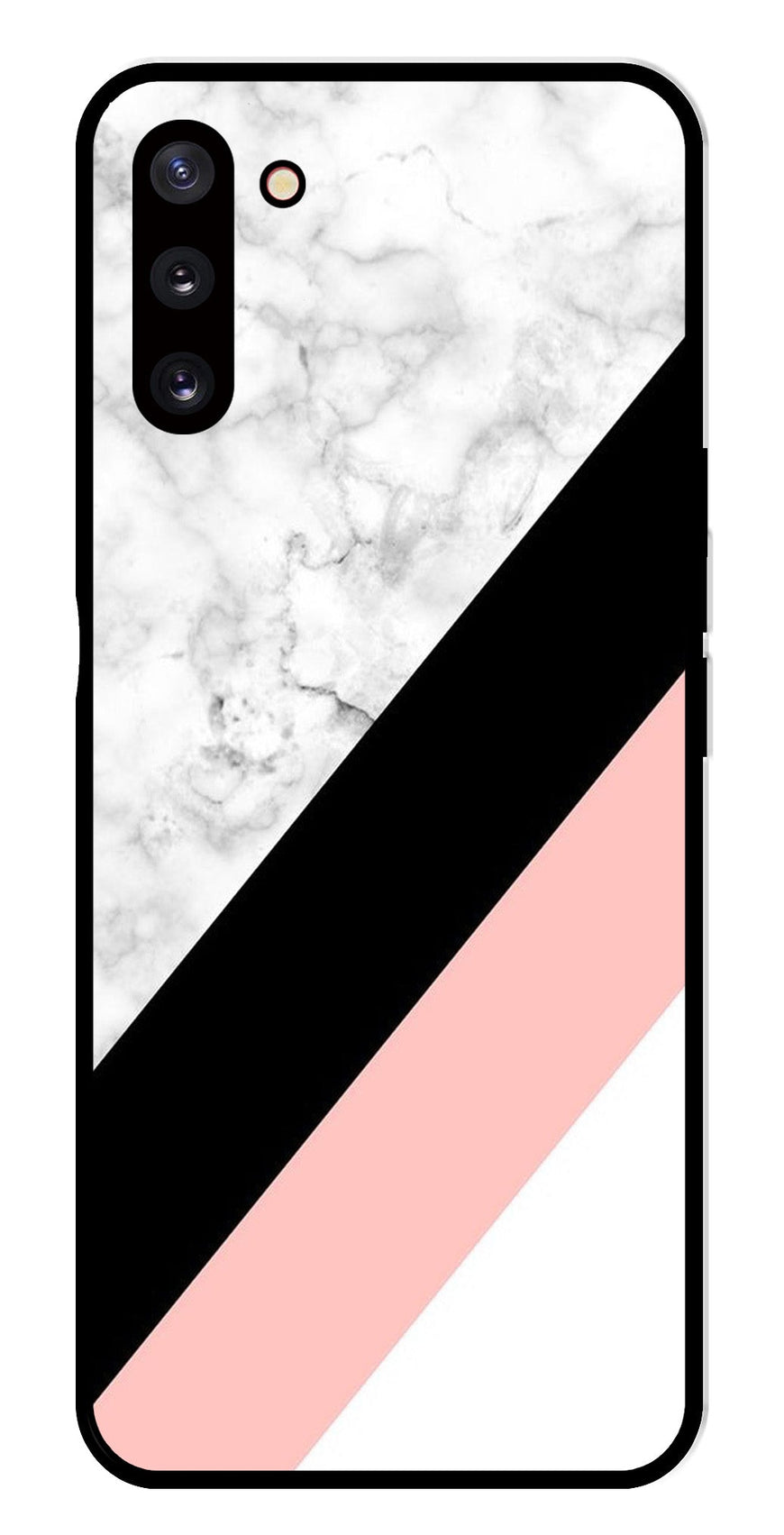 Marble Design Metal Mobile Case for Samsung Galaxy Note 10   (Design No -24)