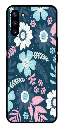 Flower Leaves Design Metal Mobile Case for Samsung Galaxy Note 10