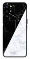 Black White Marble Design Metal Mobile Case for Samsung Galaxy Note 10 Plus   (Design No -09)