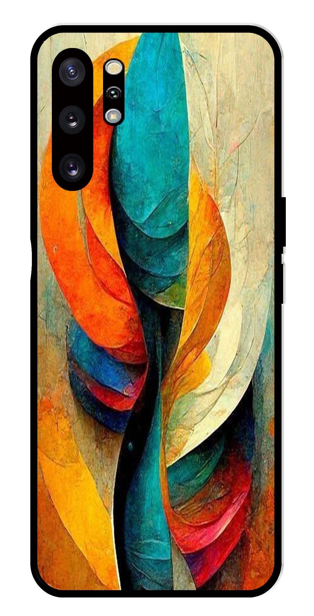 Modern Art Metal Mobile Case for Samsung Galaxy Note 10 Plus   (Design No -11)