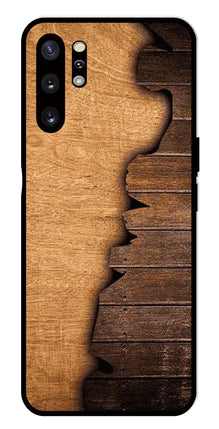 Wooden Design Metal Mobile Case for Samsung Galaxy Note 10 Plus