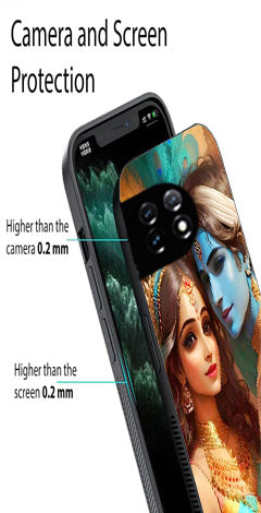 Lord Radha Krishna Metal Mobile Case for OnePlus 12R 5G Metal Case
