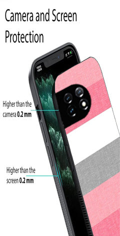 Pink Pattern Metal Mobile Case for OnePlus 12R 5G Metal Case
