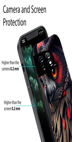 Owl Design Metal Mobile Case for OnePlus 12R 5G Metal Case