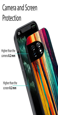 Modern Art Colorful Metal Mobile Case for OnePlus Ace 3 Metal Case
