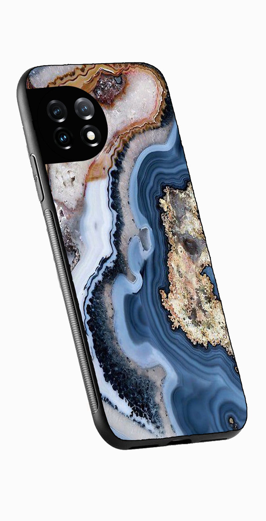 Marble Design Metal Mobile Case for OnePlus 12 5G Metal Case  (Design No -53)