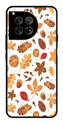 Autumn Leaf Metal Mobile Case for OnePlus 12 5G Metal Case