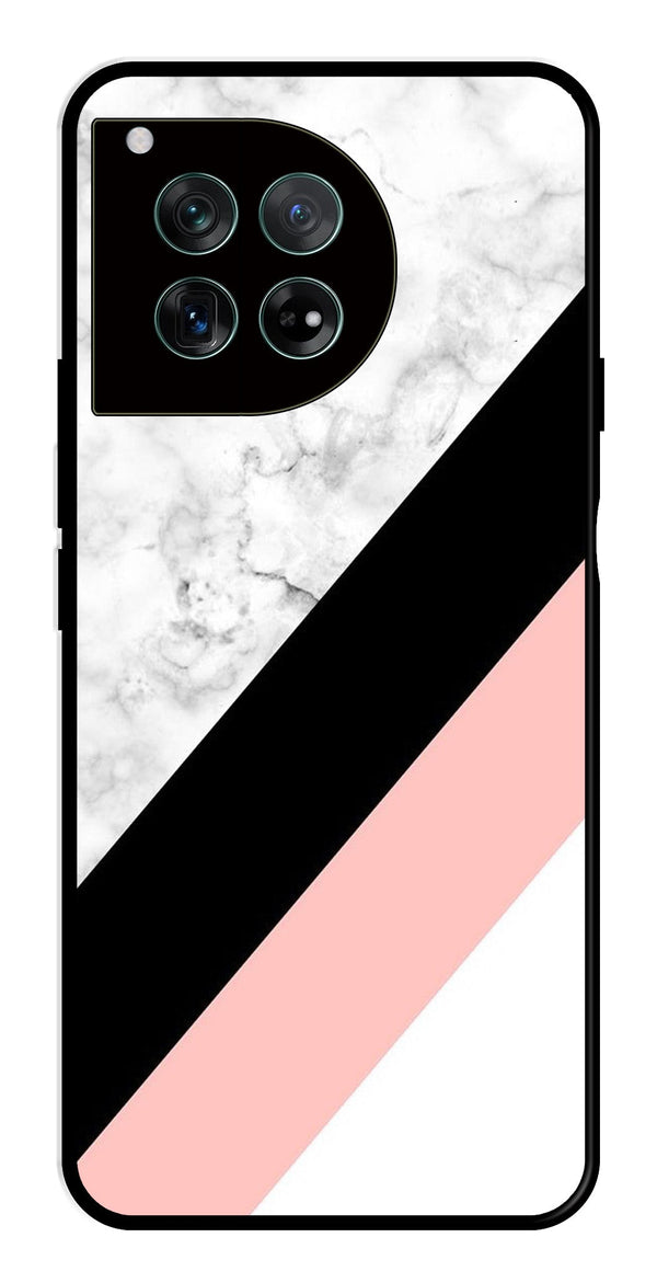 Marble Design Metal Mobile Case for OnePlus 12 5G Metal Case