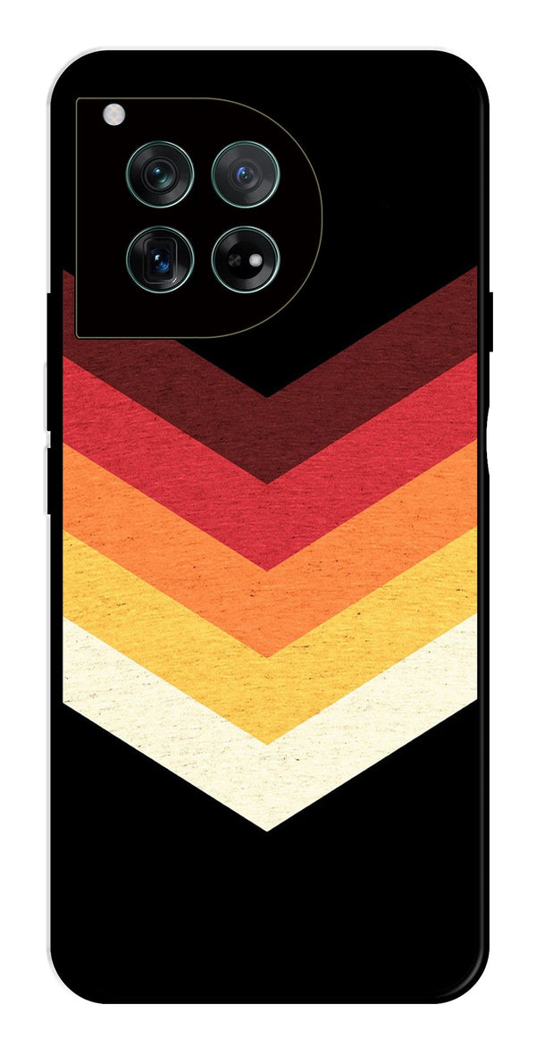 MultiColor Arrow Metal Mobile Case for OnePlus 12R 5G Metal Case