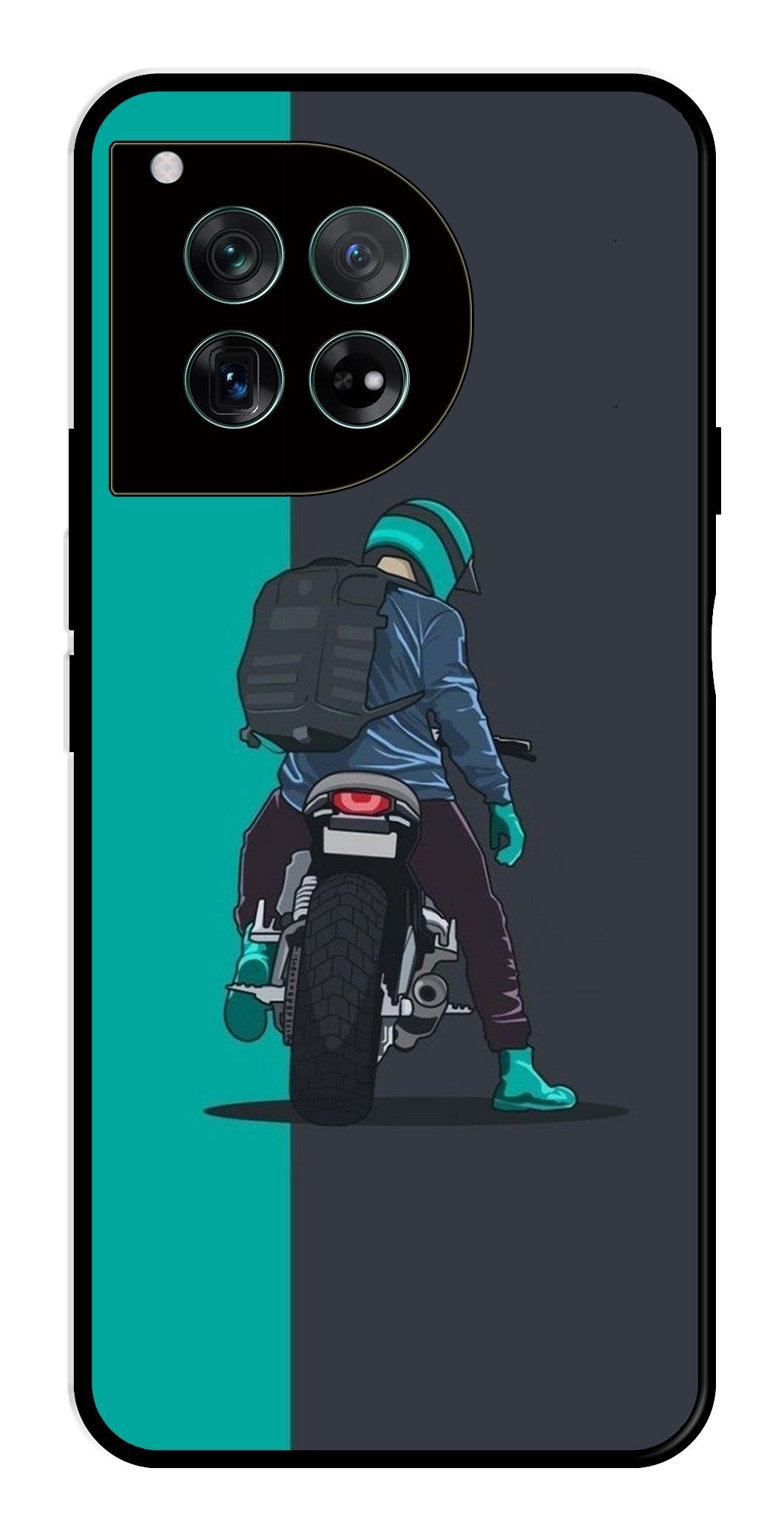 Bike Lover Metal Mobile Case for OnePlus 12R 5G Metal Case