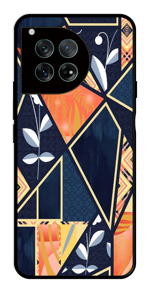 Marble Design Metal Mobile Case for OnePlus 12R 5G Metal Case
