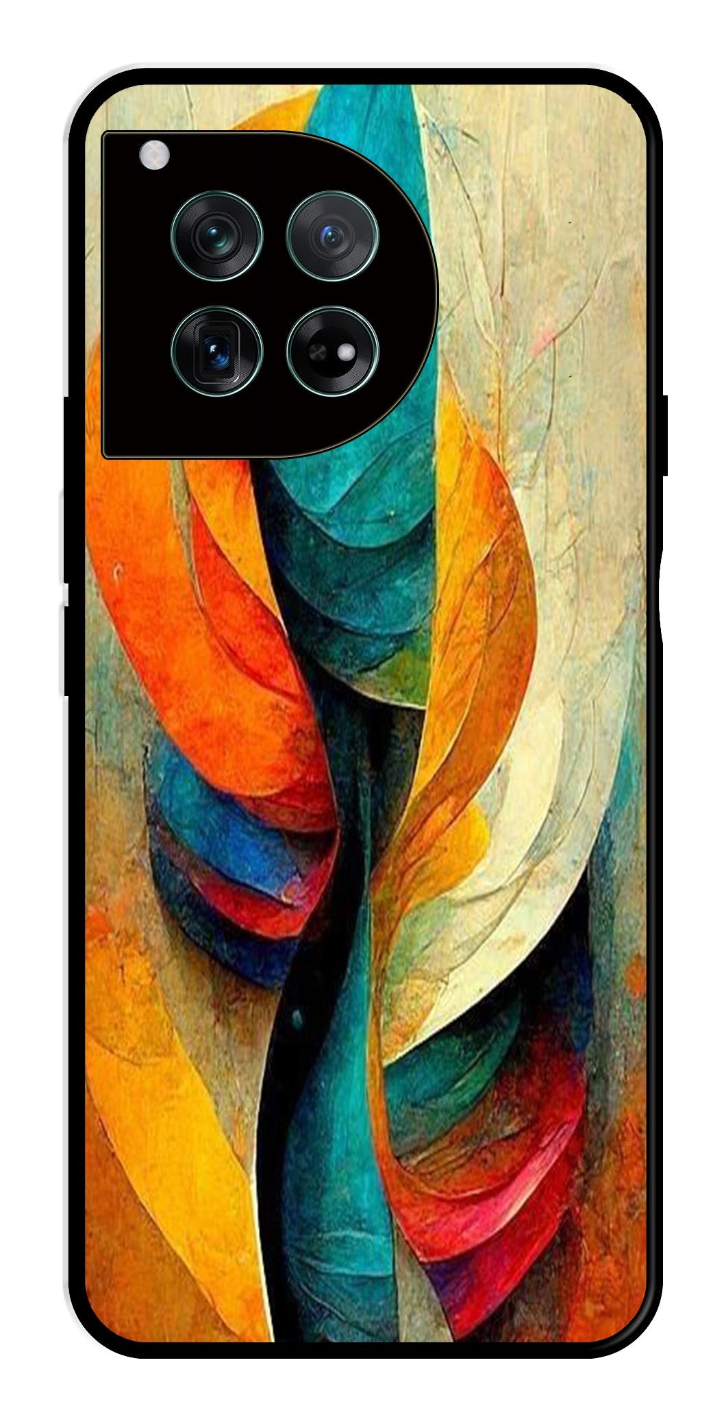 Modern Art Metal Mobile Case for OnePlus 12R 5G Metal Case