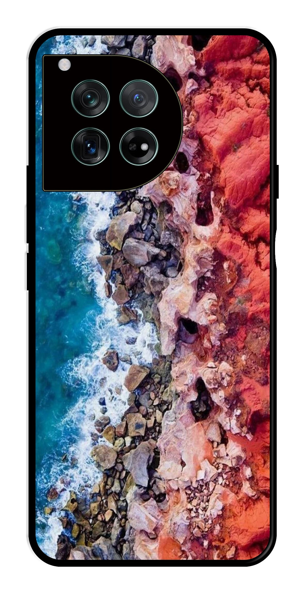 Sea Shore Metal Mobile Case for OnePlus Ace 3 Metal Case