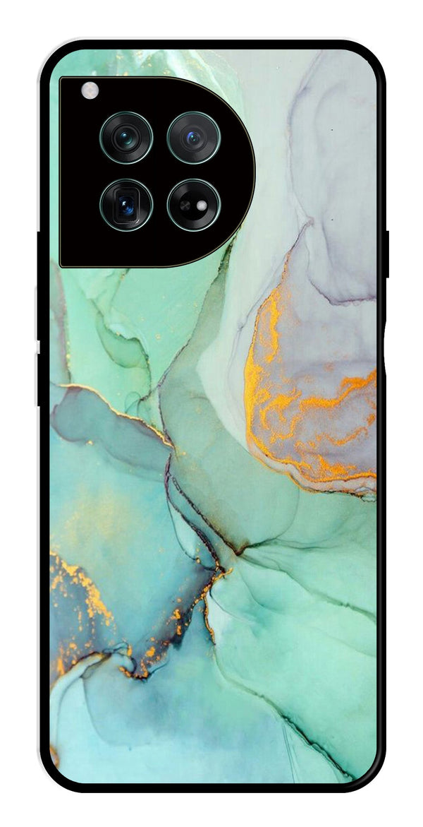 Marble Design Metal Mobile Case for OnePlus 12R 5G Metal Case