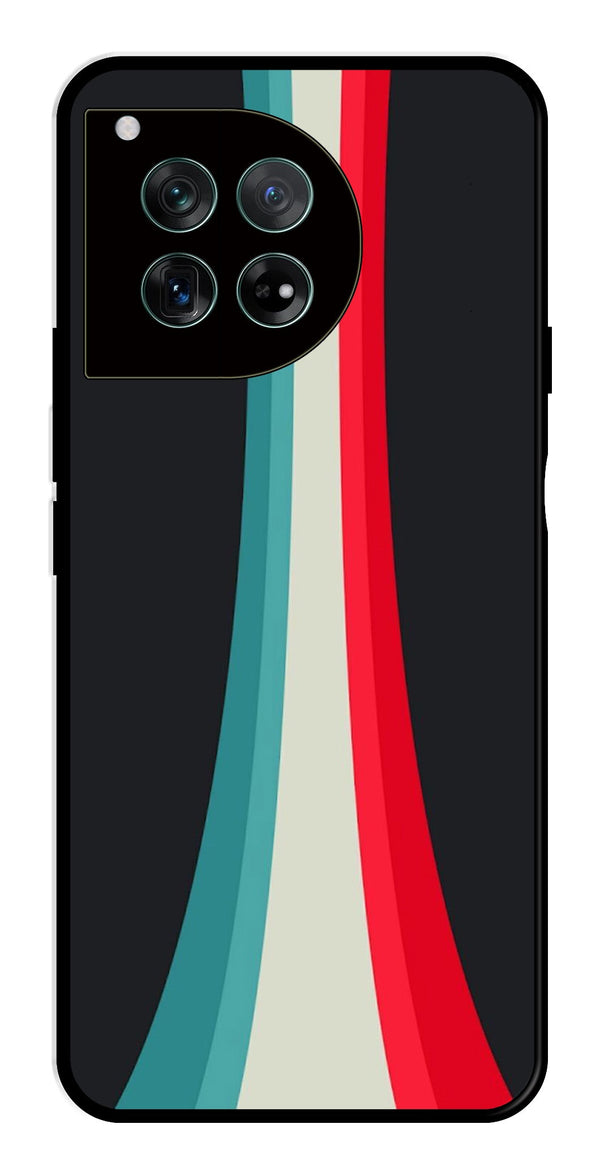 Modern Art Colorful Metal Mobile Case for OnePlus 12R 5G Metal Case