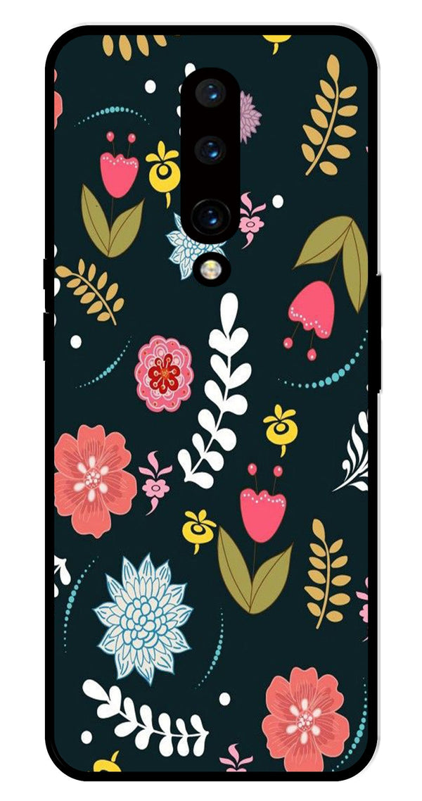 Floral Pattern2 Metal Mobile Case for OnePlus 7 Pro