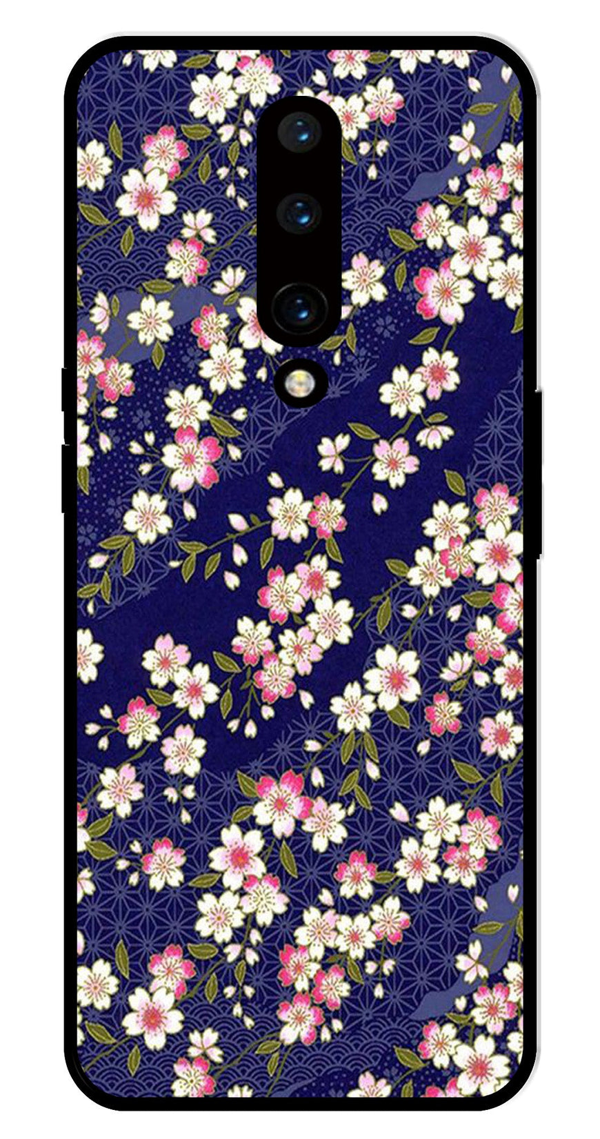 Flower Design Metal Mobile Case for OnePlus 7 Pro