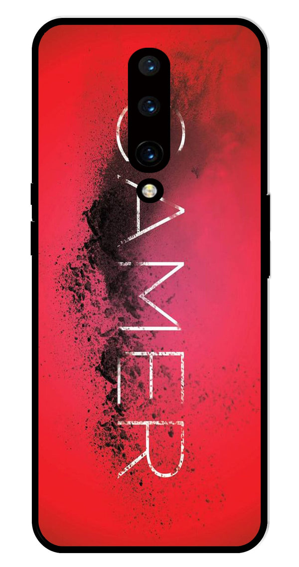 Gamer Pattern Metal Mobile Case for OnePlus 7 Pro