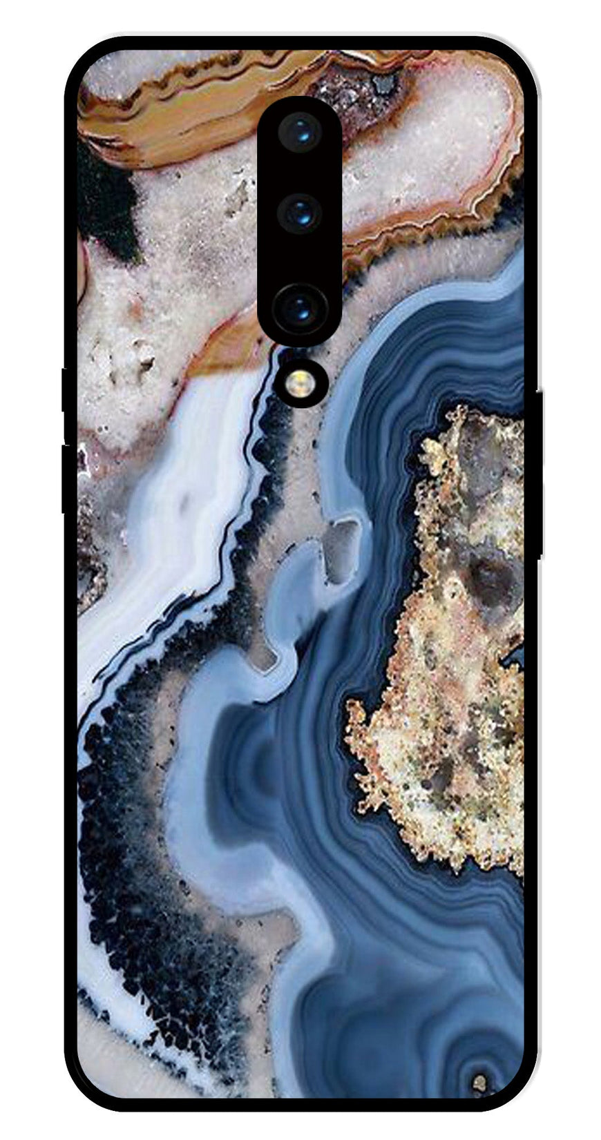 Marble Design Metal Mobile Case for OnePlus 7 Pro
