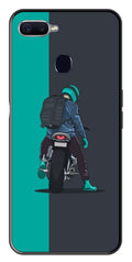 Bike Lover Metal Mobile Case for Oppo A5s   (Design No -05)