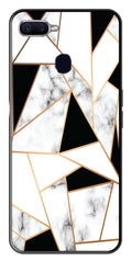 Marble Design2 Metal Mobile Case for Oppo A5s   (Design No -08)