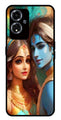 Lord Radha Krishna Metal Mobile Case for Oppo A59 5G   (Design No -01)