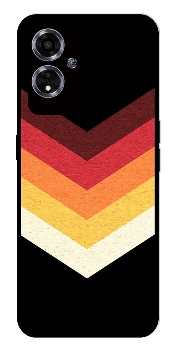 MultiColor Arrow Metal Mobile Case for Oppo A59 5G   (Design No -04)