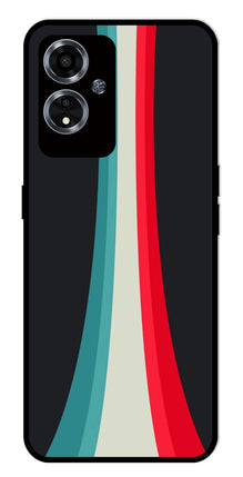 Modern Art Colorful Metal Mobile Case for Oppo A59 5G