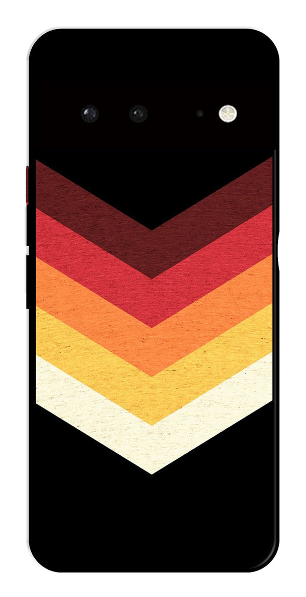 MultiColor Arrow Metal Mobile Case for Google Pixel 6 5G   (Design No -04)