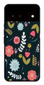 Floral Pattern2 Metal Mobile Case for Google Pixel 6 5G   (Design No -12)