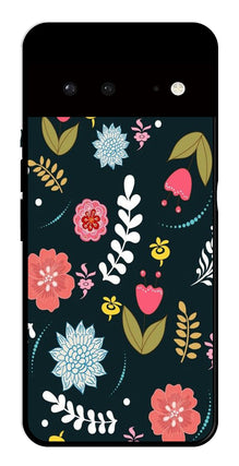 Floral Pattern2 Metal Mobile Case for Google Pixel 6 5G